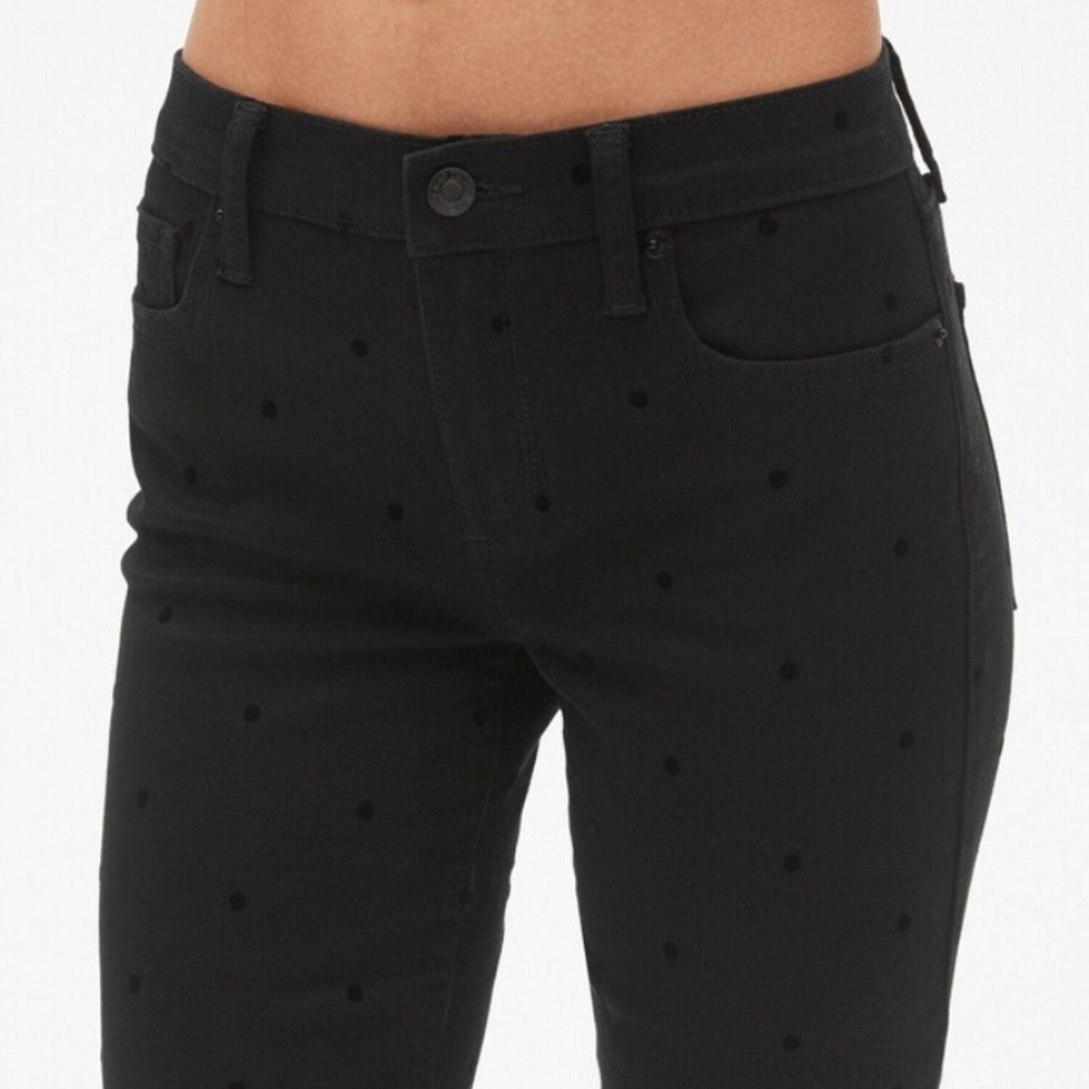 GAP True Skinny Polka Dot Jeans 33S